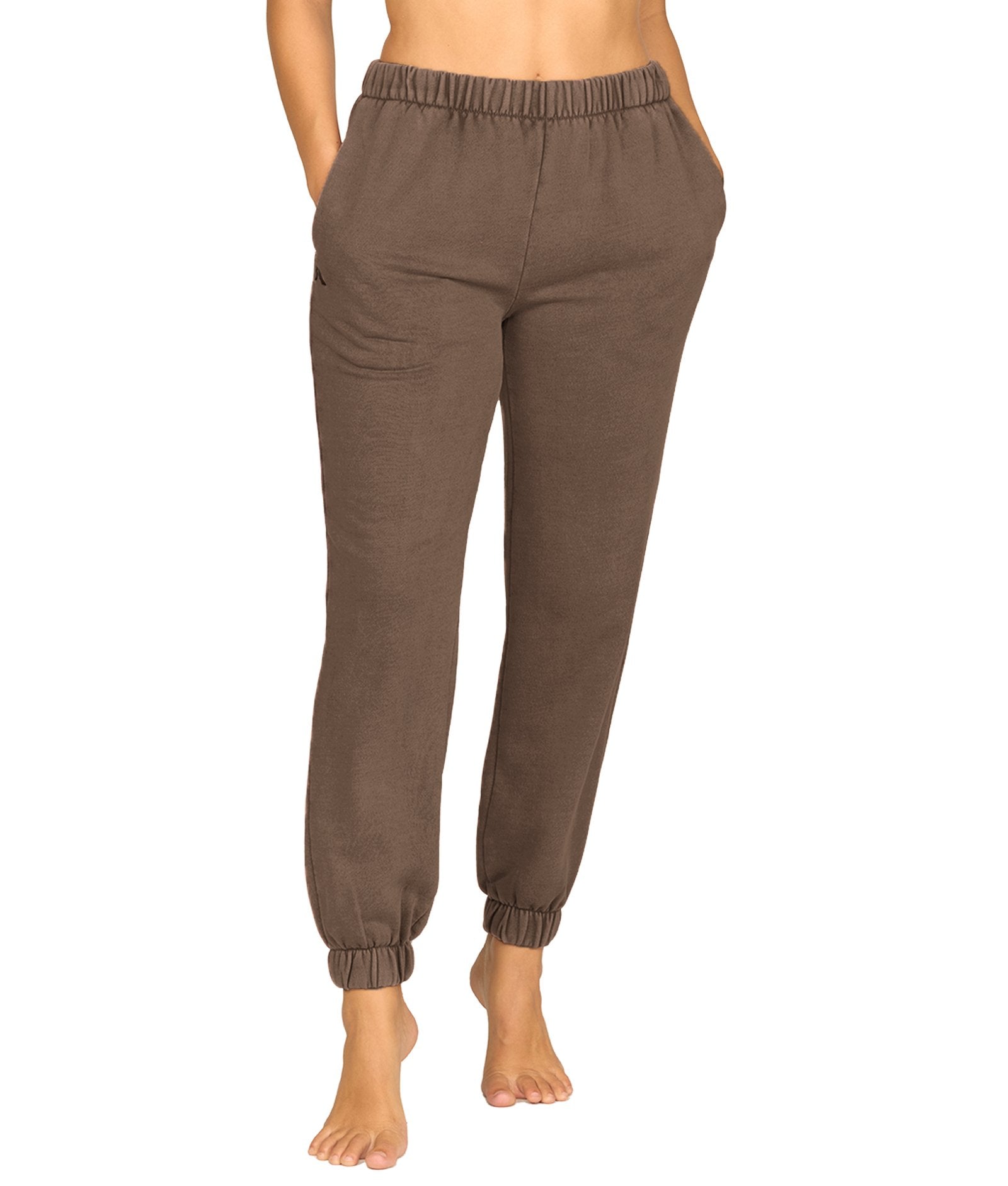 Women's Mocha Aubrey Washed Jogger