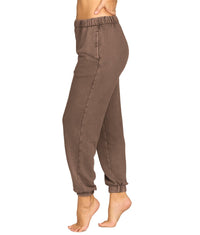 Women's Mocha Aubrey Washed Jogger