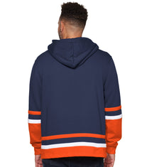 Men's Auburn Tigers Ringing Lace Up Fleece Hoodie