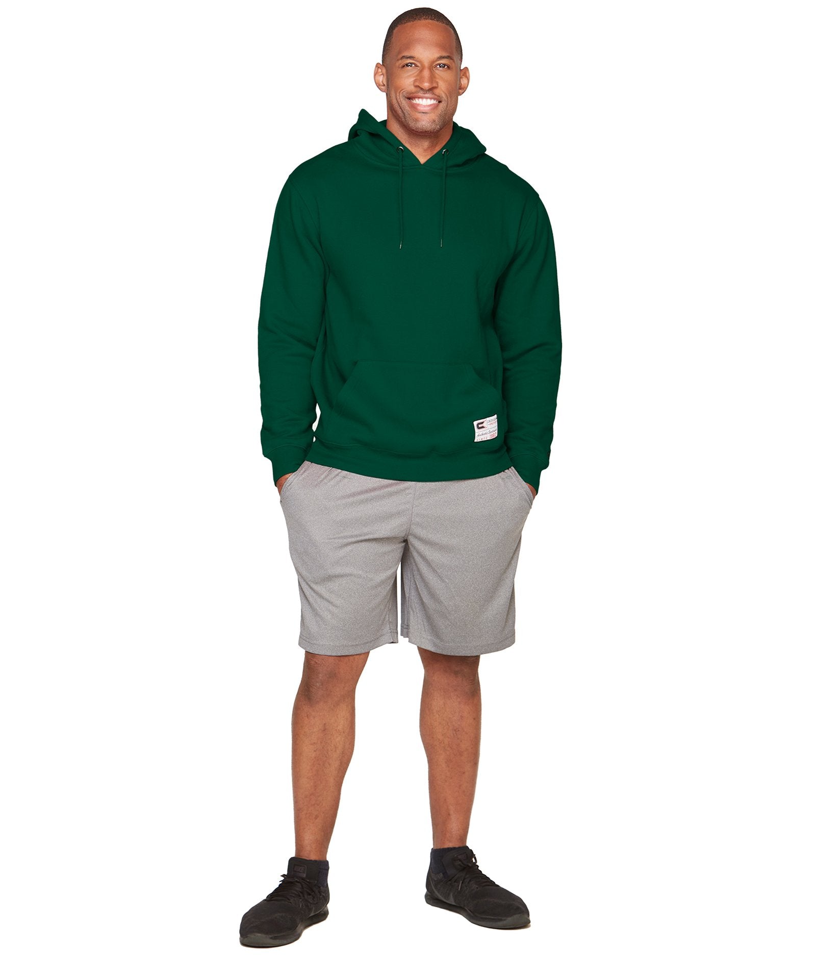 Green pullover hoodie hotsell