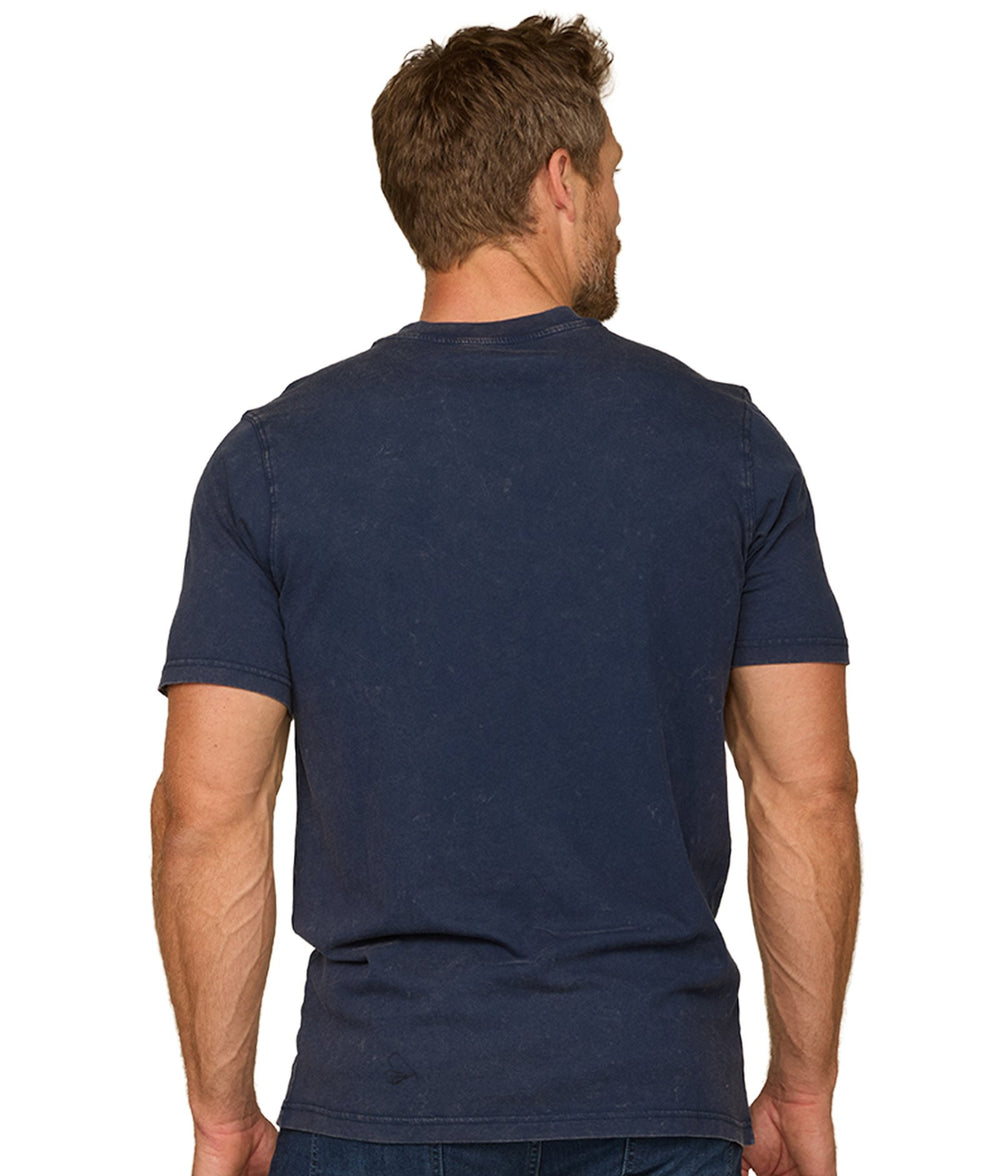 Men's Navy Axel Short Sleeve Tee