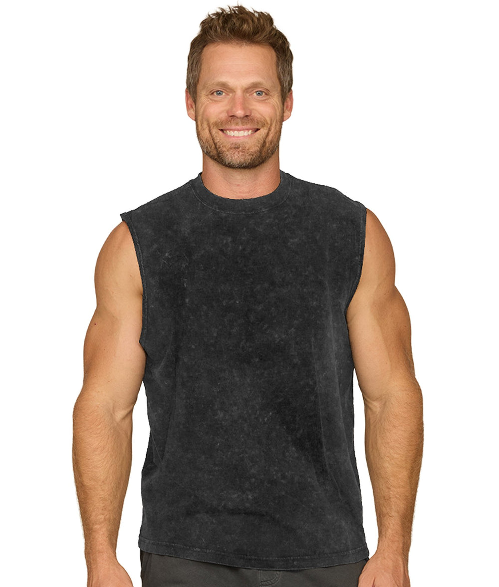 Men's Black Axel Sleeveless Tee