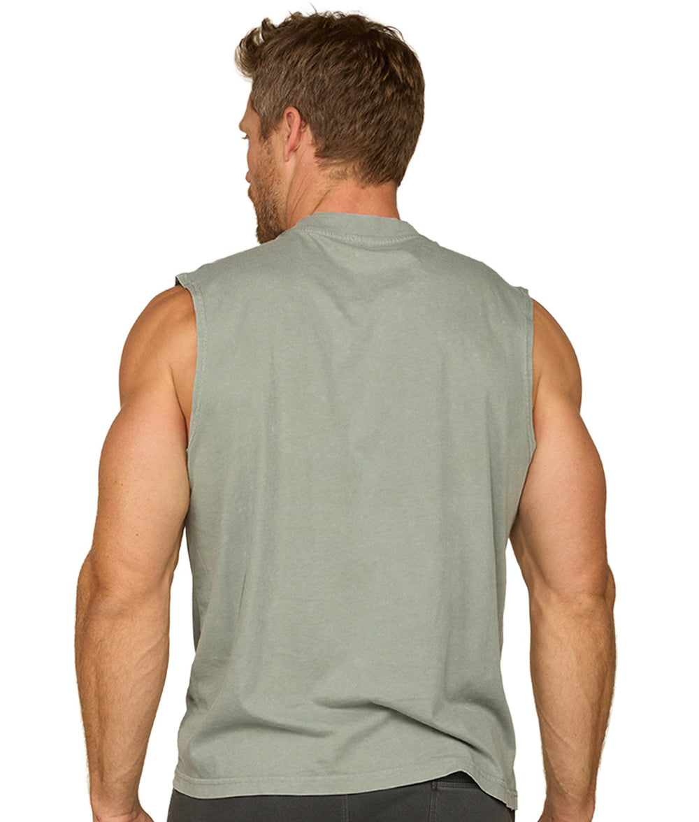 Men's Iceberg Green Axel Sleeveless Tee
