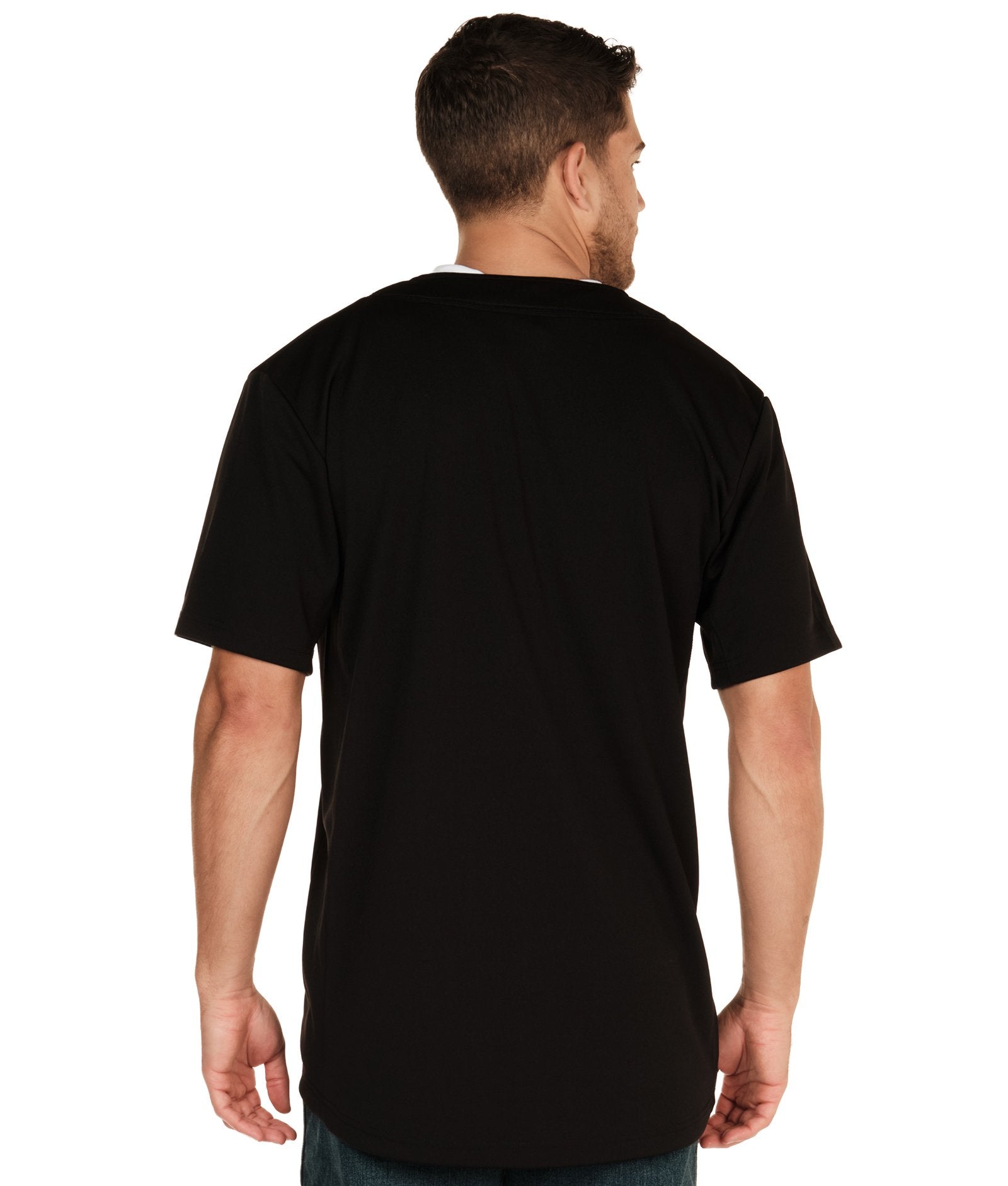 Men's Black Baseball Jersey
