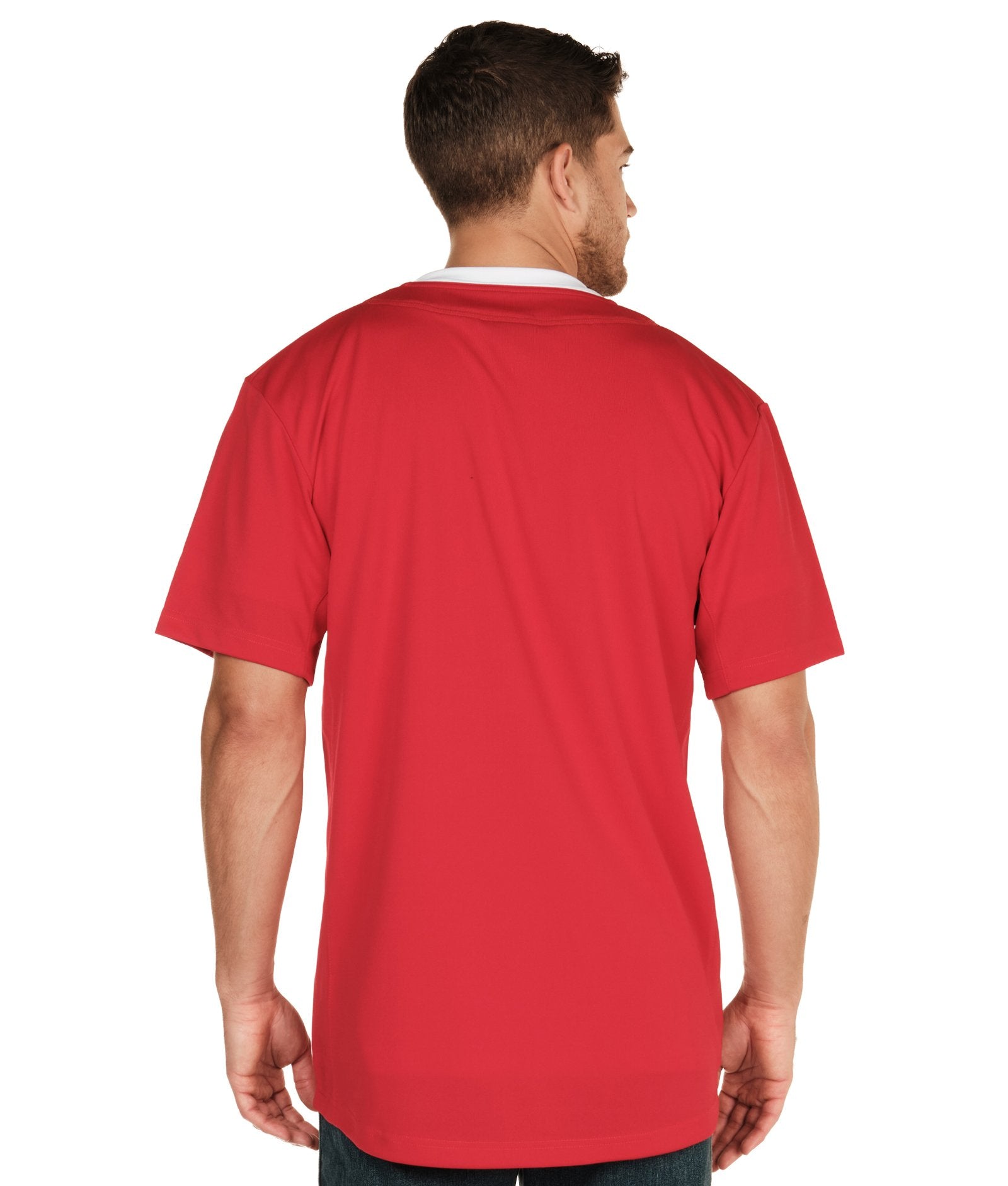 Men's Red Baseball Jersey