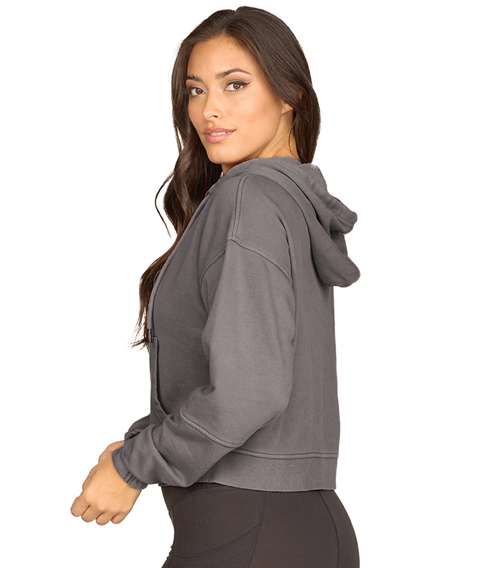 Women's Pavement Bianca Washed Full Zip Hoodie