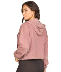 Women's Purple Rain Bianca Washed Full Zip Hoodie