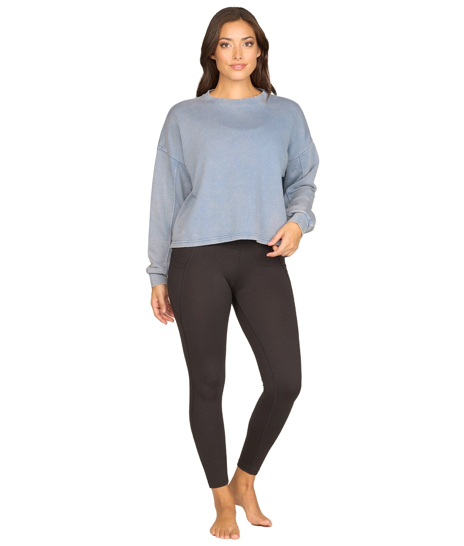 Women's Infinity Britta Washed Crop Pullover