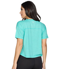 Women's Aqua Brodie Short Sleeve Tee