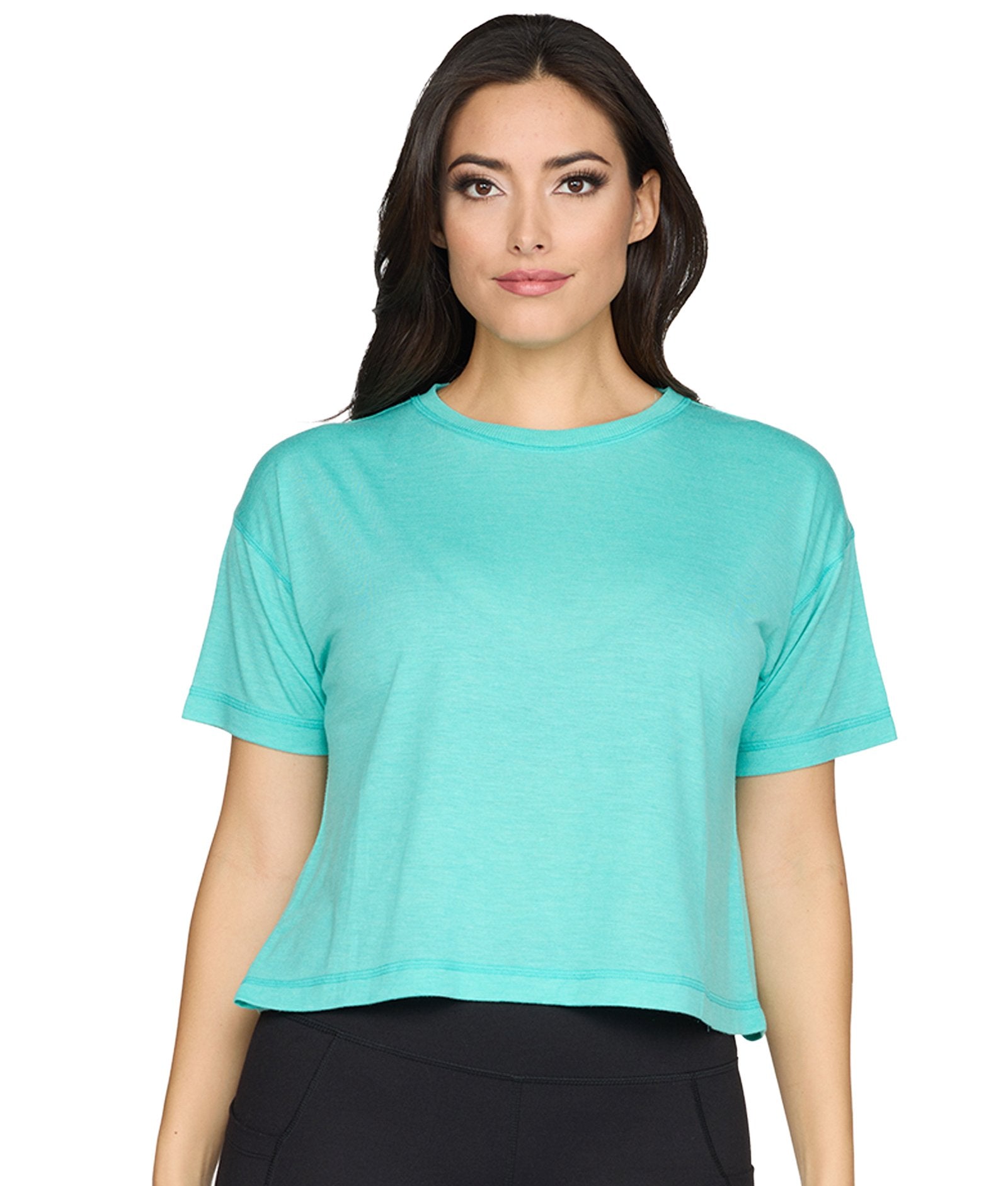 Women's Aqua Brodie Short Sleeve Tee