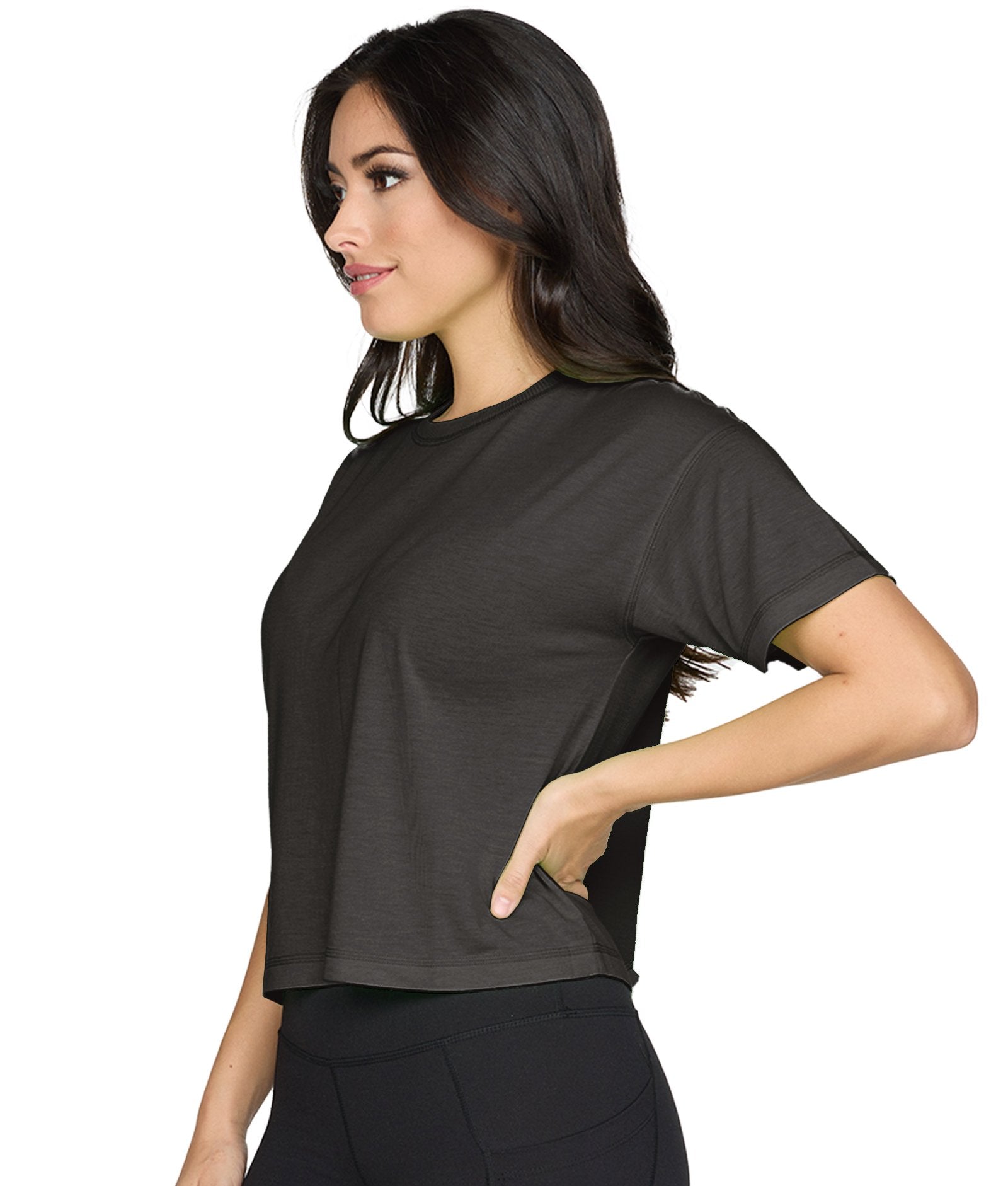 Women's Black Brodie Short Sleeve Tee