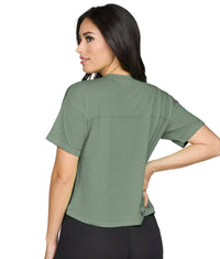 Women's Dark Olive Brodie Short Sleeve Tee