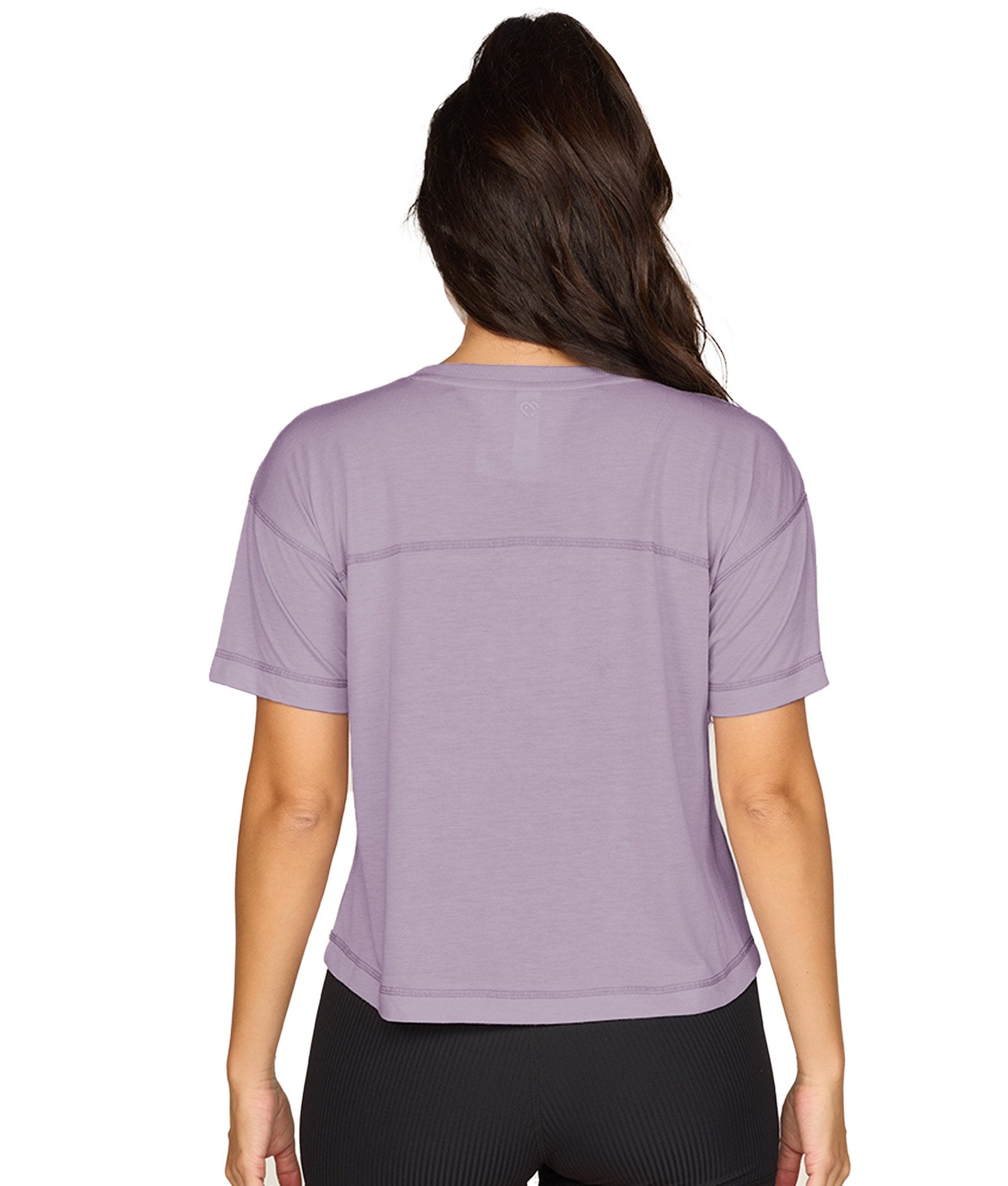 Women's Mauve Brodie Short Sleeve Tee