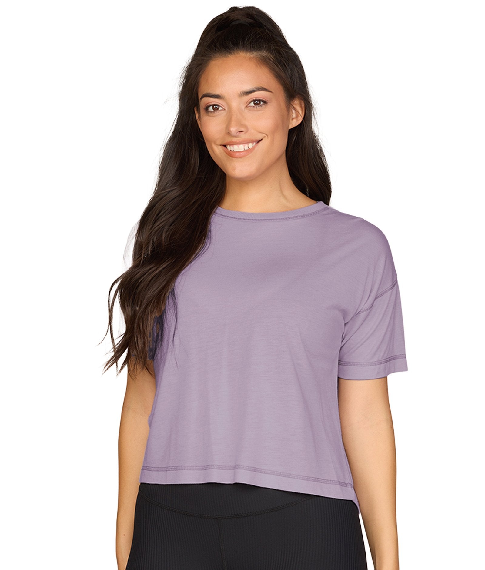 Women's Mauve Brodie Short Sleeve Tee