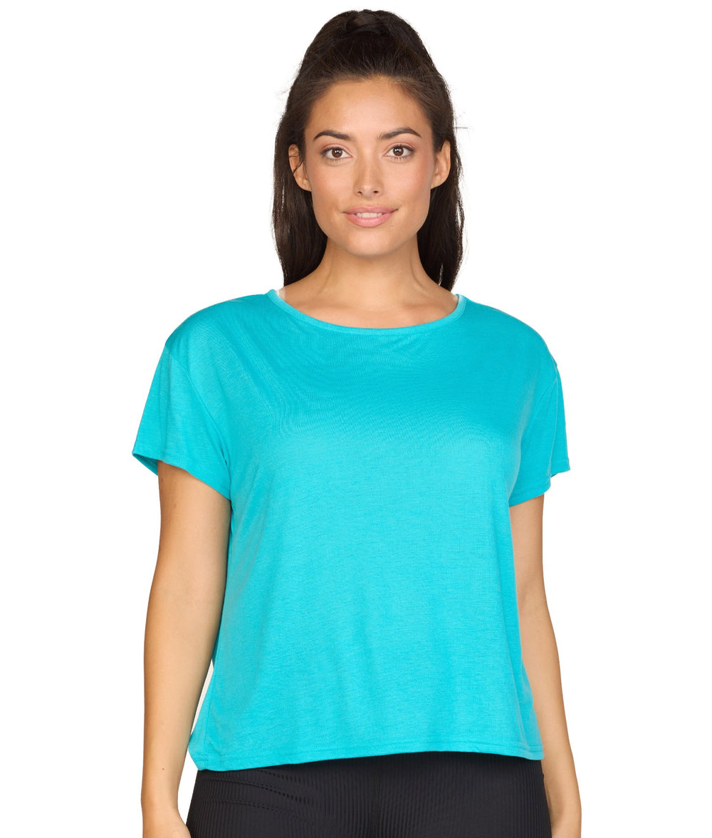 Women's Cerulean Brooke Dolman Short Sleeve Tee