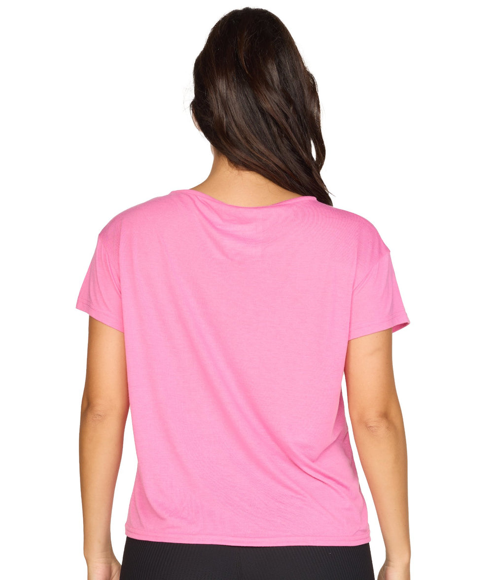 Women's Flamingo Brooke Dolman Short Sleeve Tee