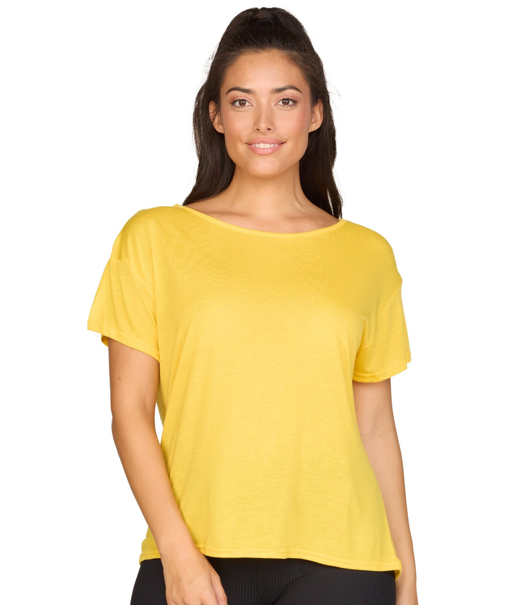Women's Maize Brooke Dolman Short Sleeve Tee