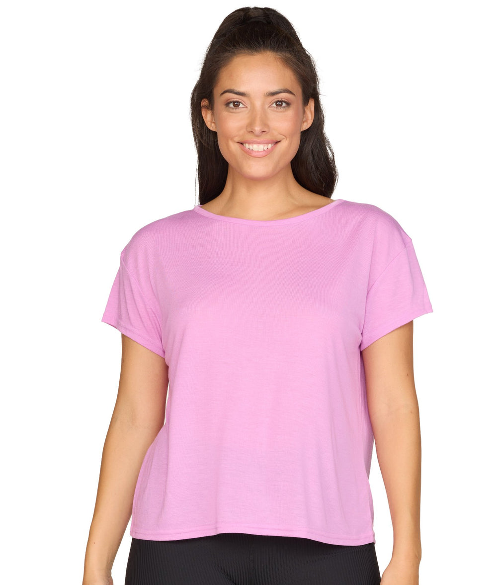 Women's Viola Brooke Dolman Short Sleeve Tee