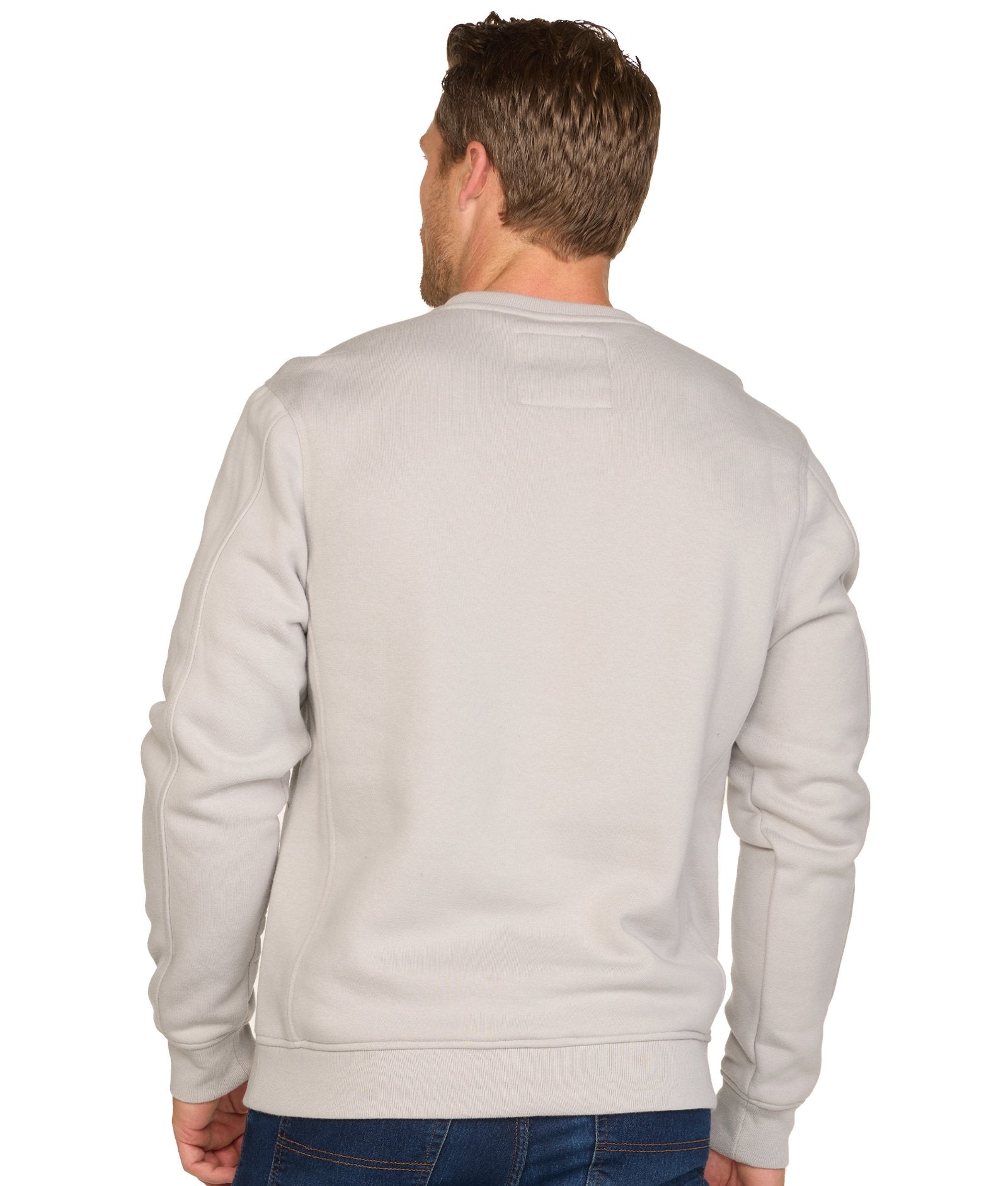 Men's Ash Grey Brooks III Crewneck