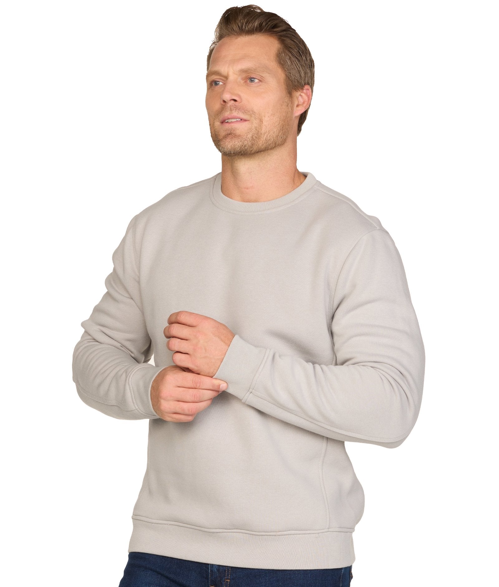 Men's Ash Grey Brooks III Crewneck