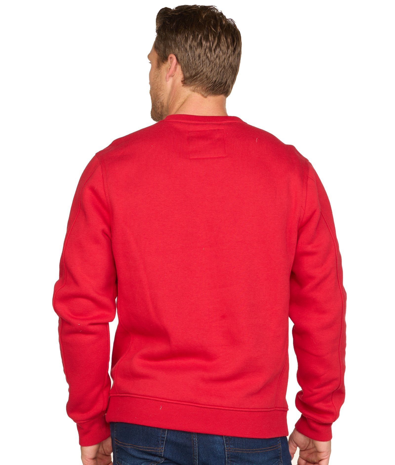 Men's Red Brooks III Crewneck