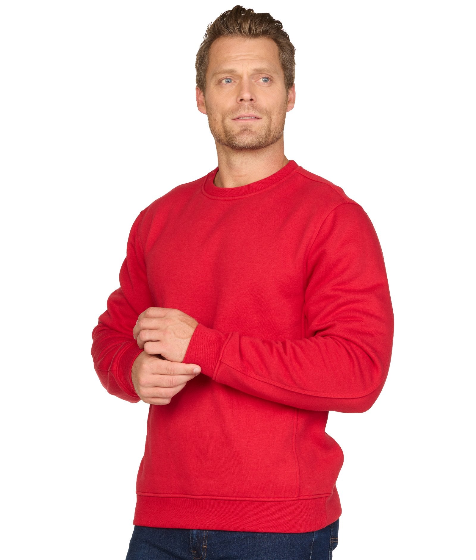 Men's Red Brooks III Crewneck