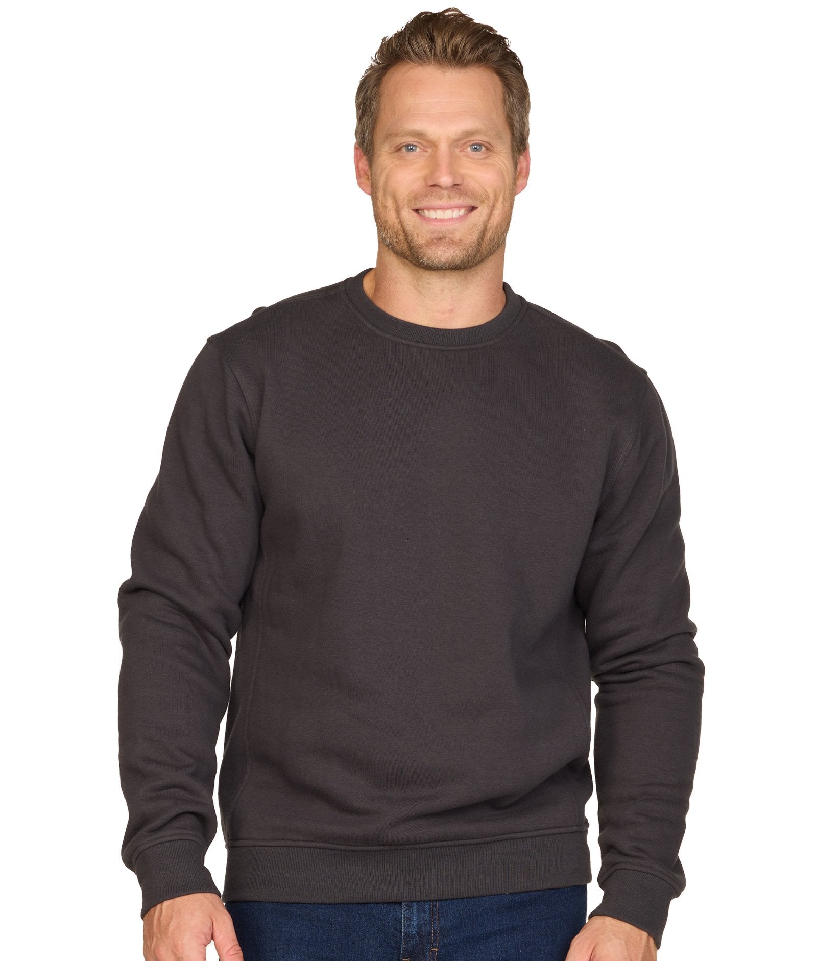 Men's Vintage Black Brooks III Crewneck