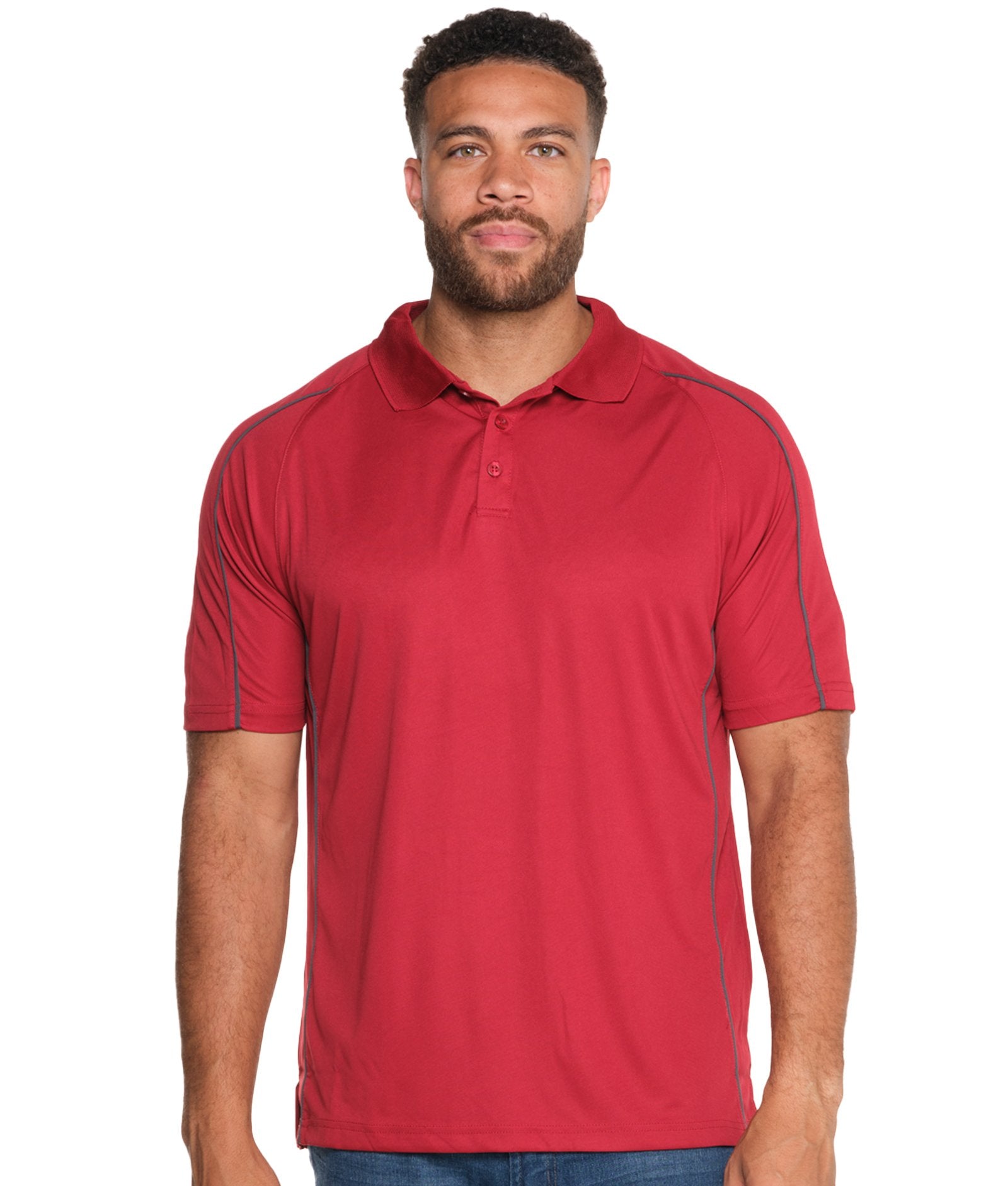 Men's Cardinal Bunker Polo Shirt