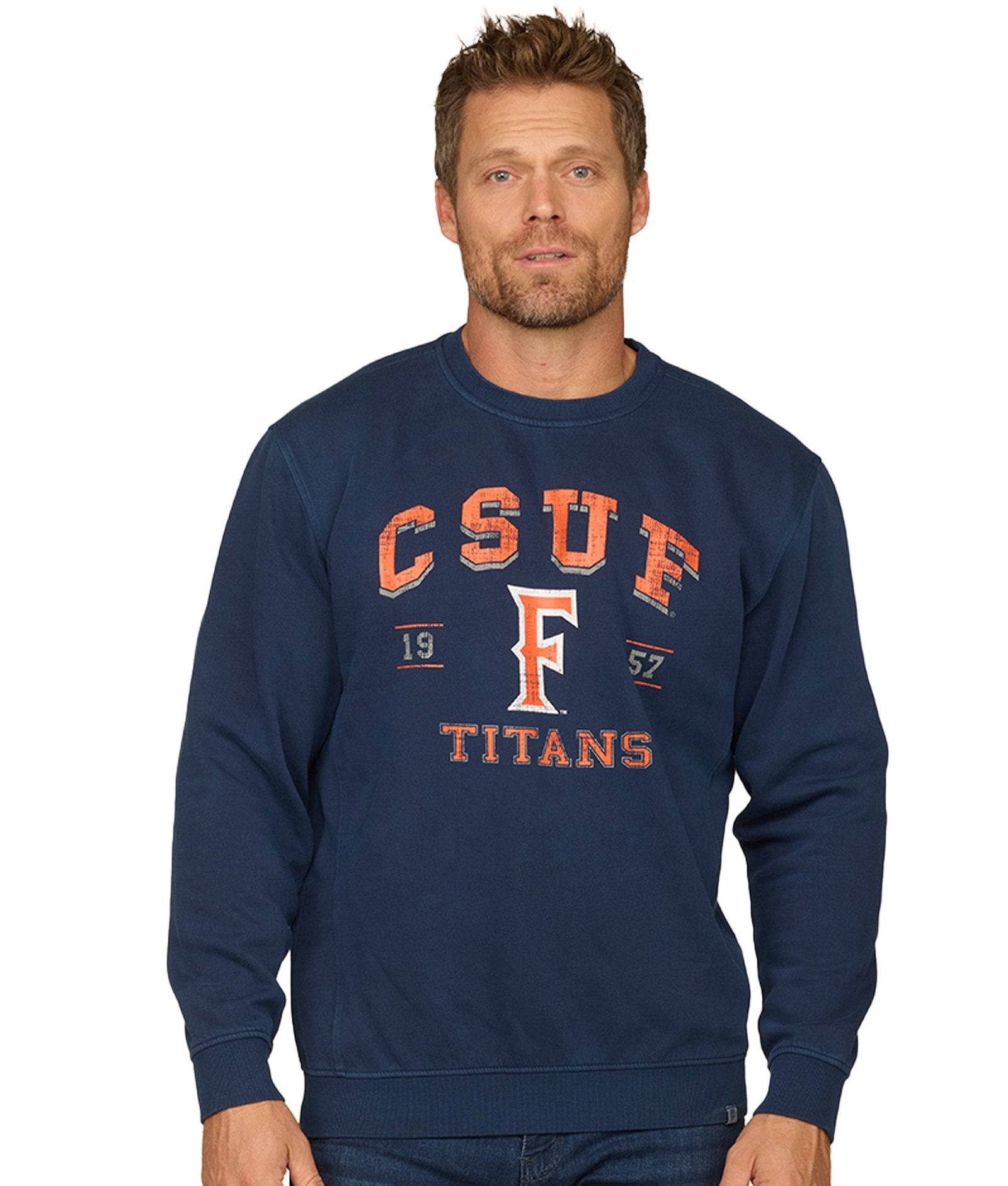 Men's Cal State Fullerton Titans Homecoming Fleece Crew