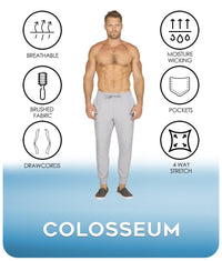 Men's Ash Grey Camden Jogger Sweatpant Features