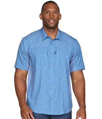 Men's Infinity Cannon Short Sleeve Woven Camp Shirt