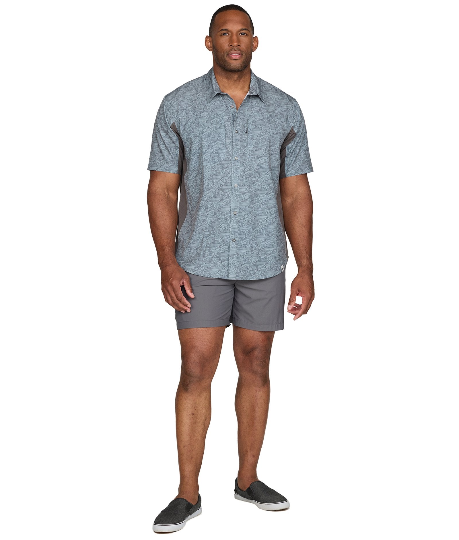 Men's Pavement Cannon Short Sleeve Woven Camp Shirt