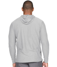 Men's Ash Grey Chandler Long Sleeve Hooded Tee