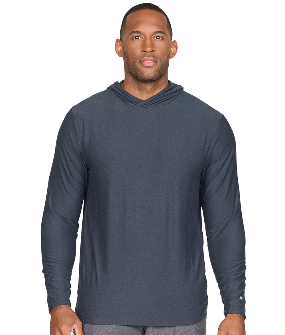 Men's Black Chandler Long Sleeve Hooded Tee