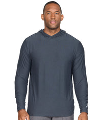 Men's Black Chandler Long Sleeve Hooded Tee