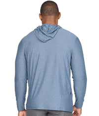 Men's Navy Chandler Long Sleeve Hooded Tee