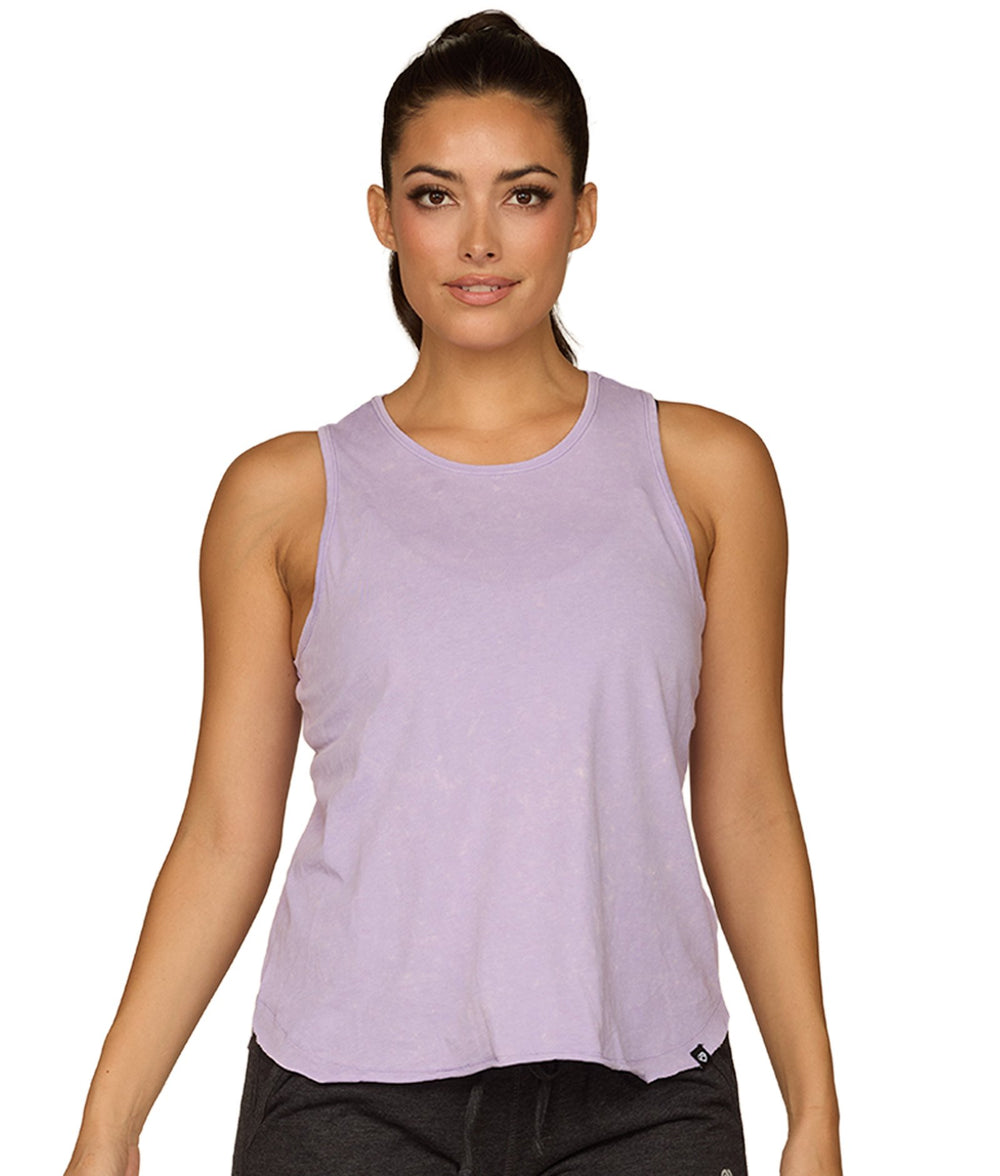Women's Lavender Fields Claire Snow Wash Tank