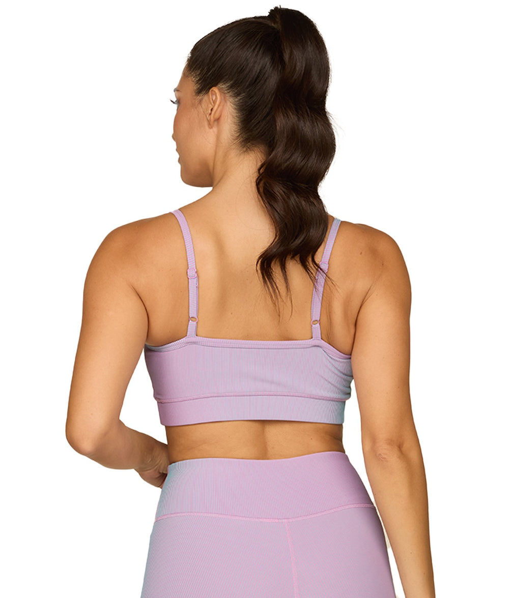 Women's Blush Colette Two Tone Rib Bralette