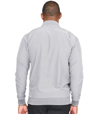 Men's Grey Commodore Quarter Zip Pullover