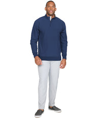 Men's Navy Commodore Quarter Zip Pullover