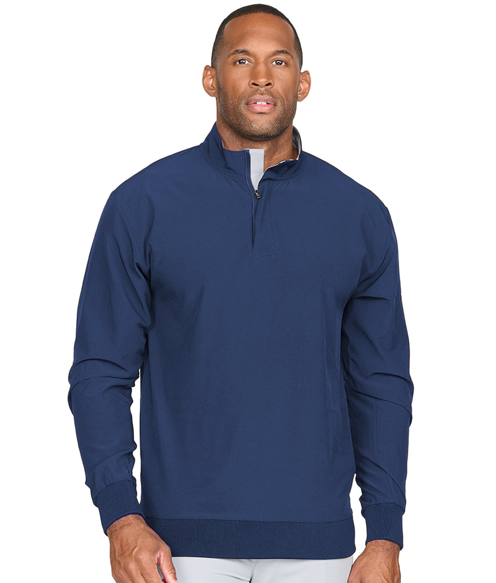 Men's Navy Commodore Quarter Zip Pullover