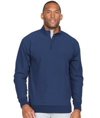 Men's Navy Commodore Quarter Zip Pullover