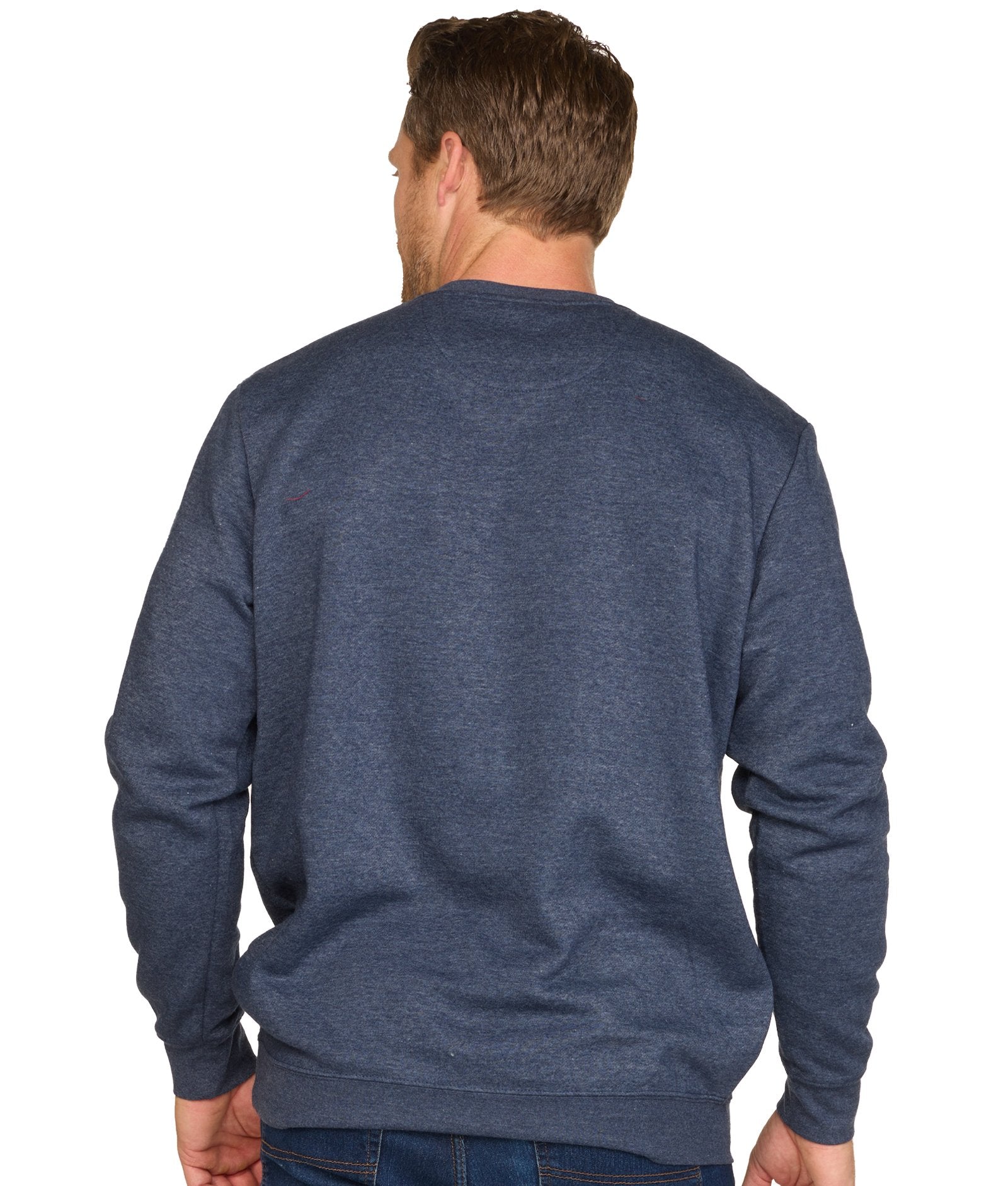 Men's Navy Connecticut Huskies Campus Crewneck