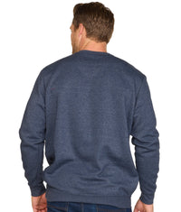 Men's Navy Connecticut Huskies Campus Crewneck