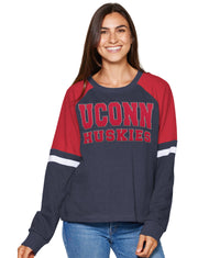 Women's Connecticut Huskies Fairfax Scoop Neck Fleece