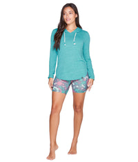 Women's Jade Cora Long Sleeve Hooded Tee