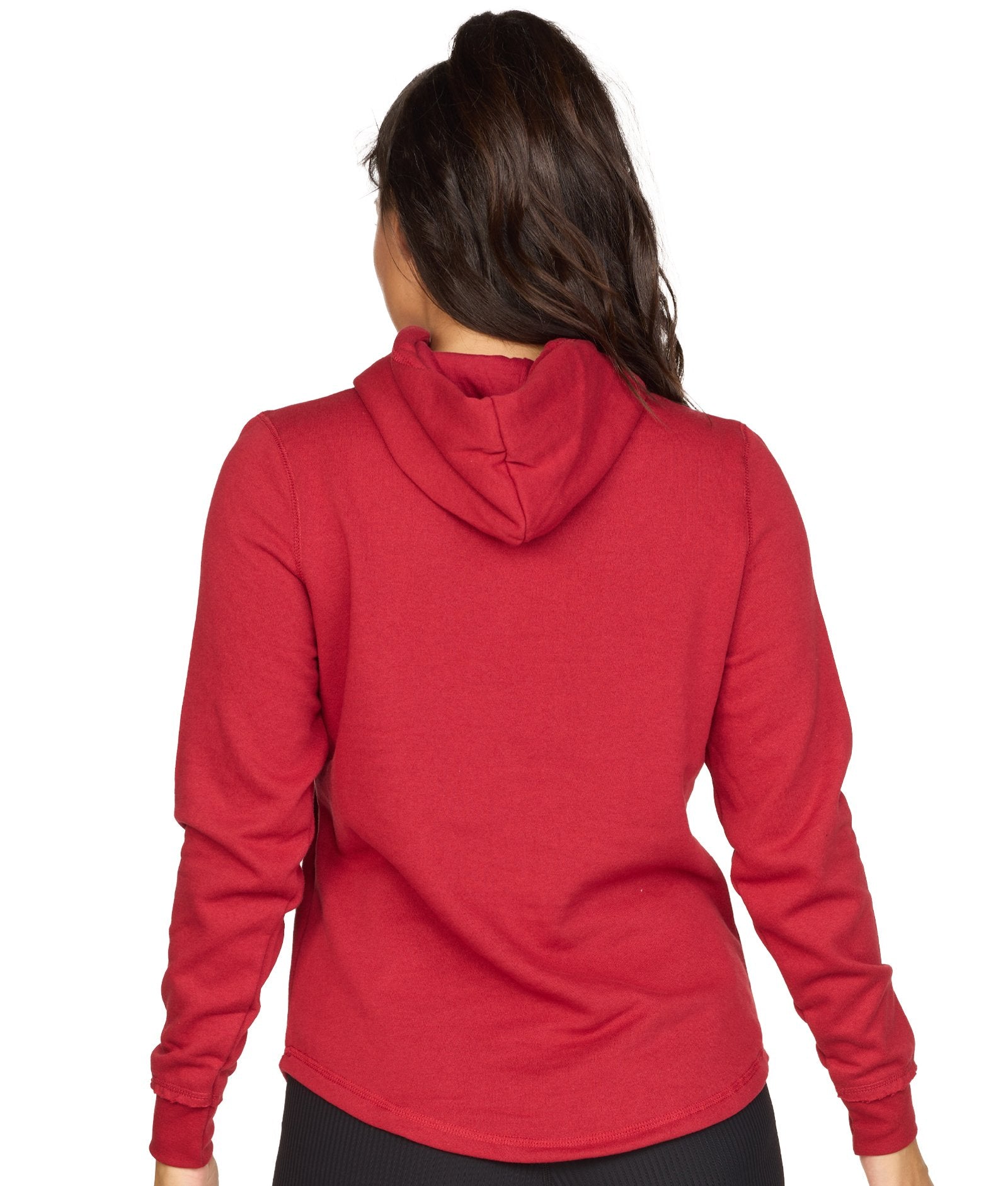 Women's Cardinal Crossover Hoodie