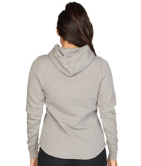 Women's Heather Grey Crossover Hoodie