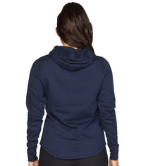 Women's Navy Crossover Hoodie