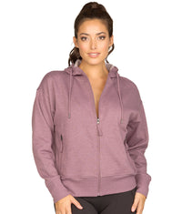 Women's Purple Rain Daisy Full Zip Hoodie